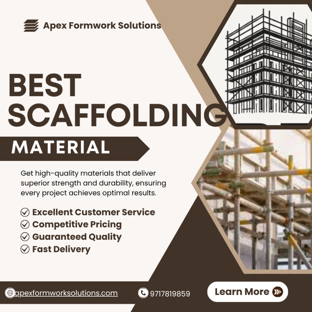 Premium Yet Affordable Scaffolding and Shuttering Rentals in Delhi | Apex Formwork Solutions
