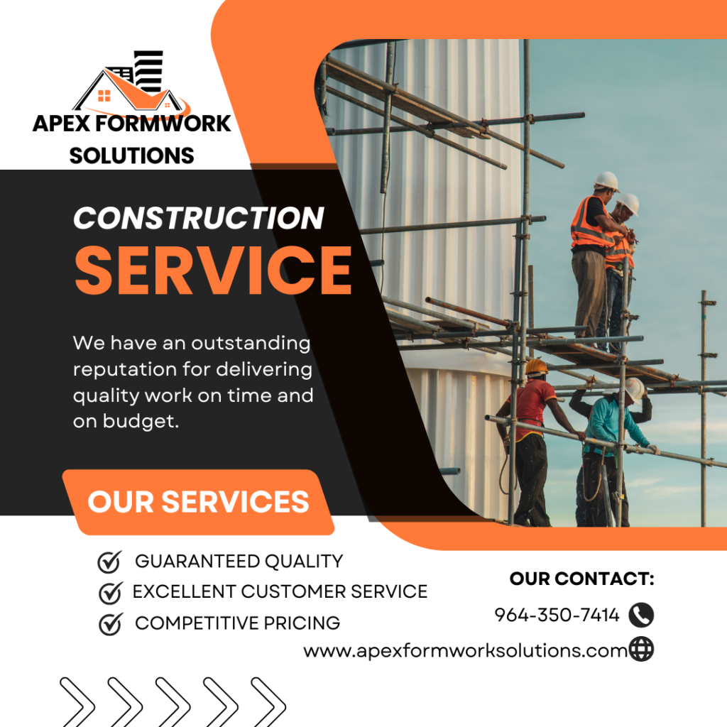 High-quality shuttering and scaffolding materials on rent